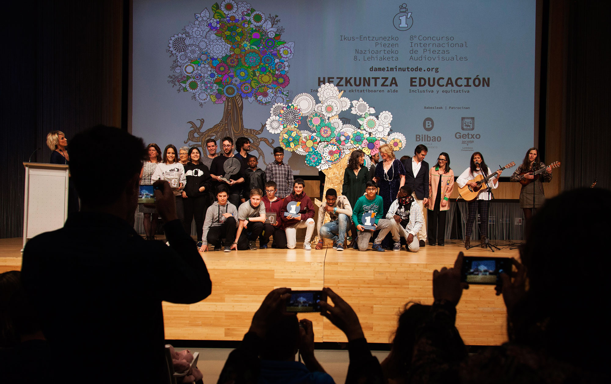 organización de evento gala Unesco Etxea