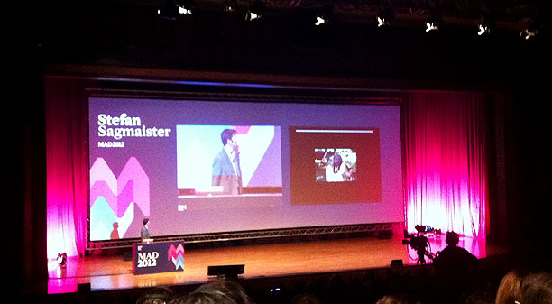 Sagmeister en el MAD 2012